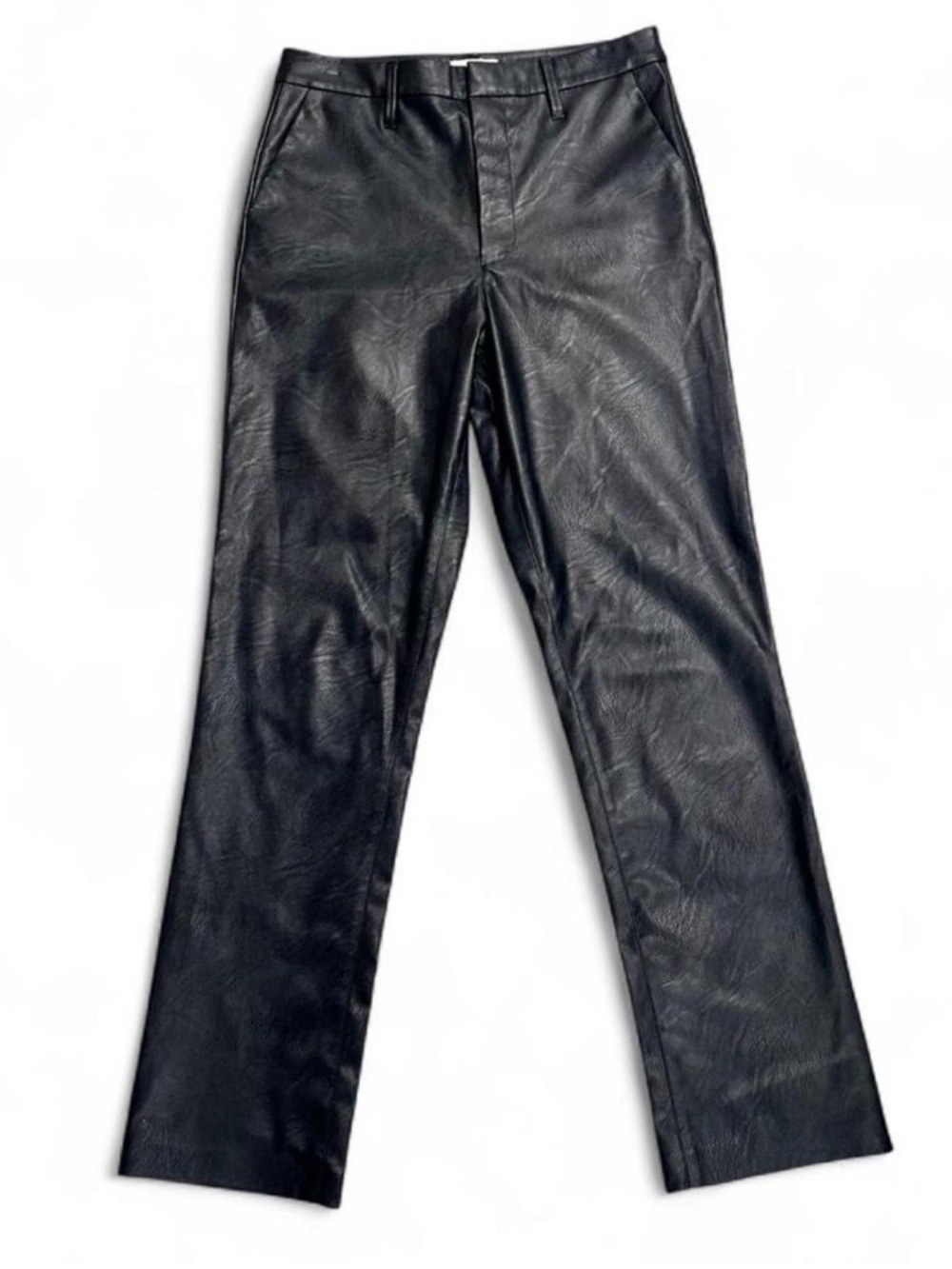 NWOT Favorite Daughter Carla Black Faux Leather Pant size 28 - Picture 4 of 8
